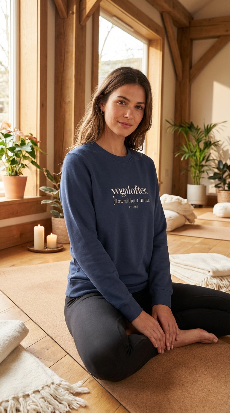 Sweatshirt yogalofter. flow without limits.