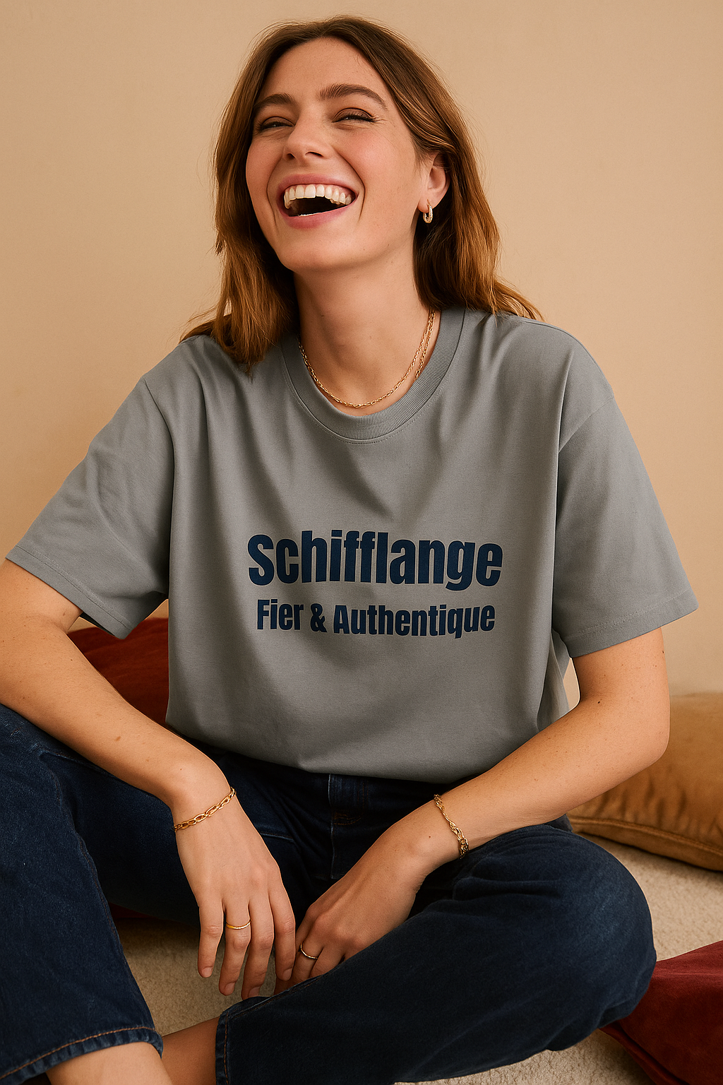 T-shirt Schifflange Fier & Authentique – Poule de Lux