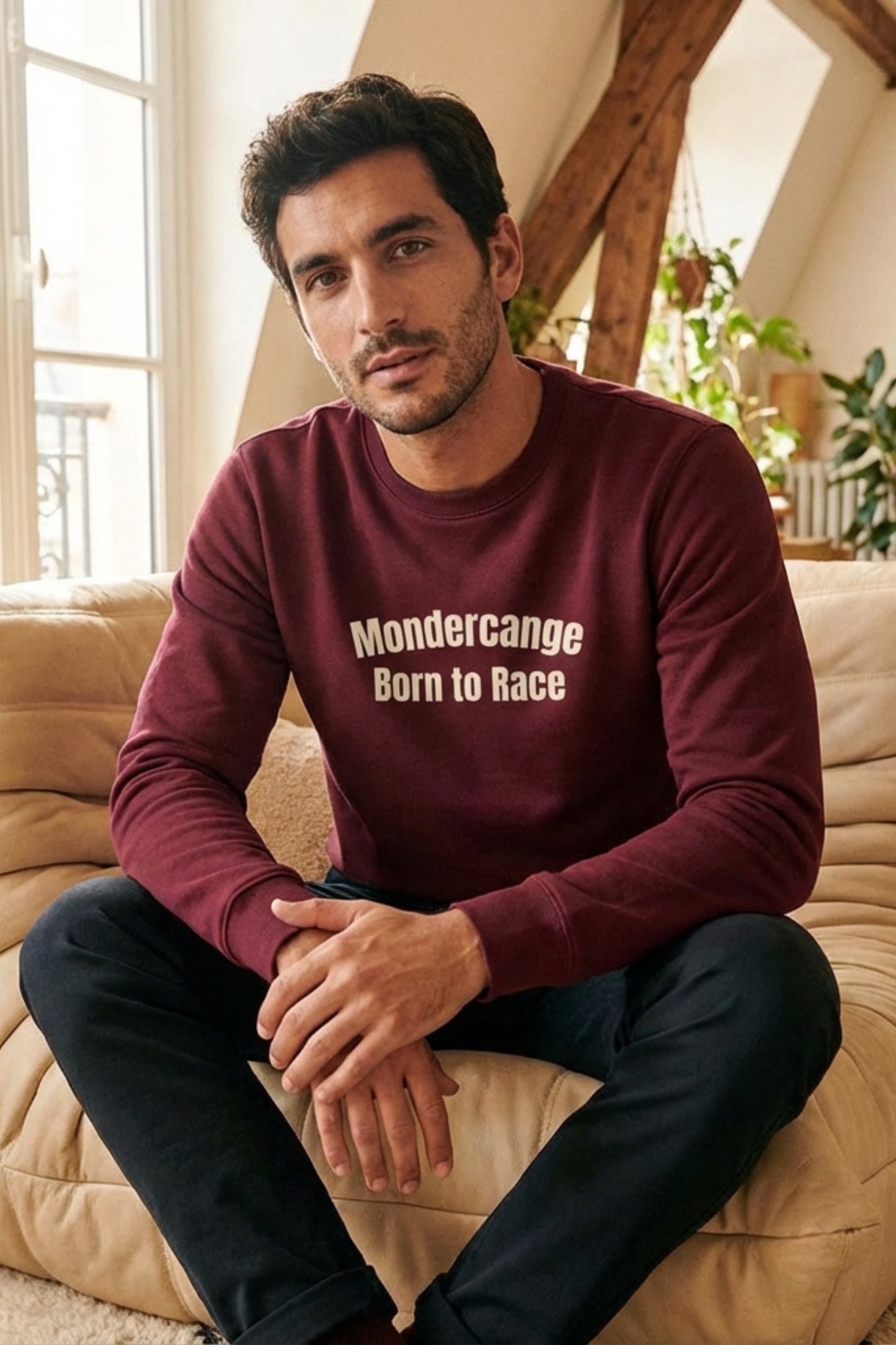 Sweatshirt Mondercange Born to Race