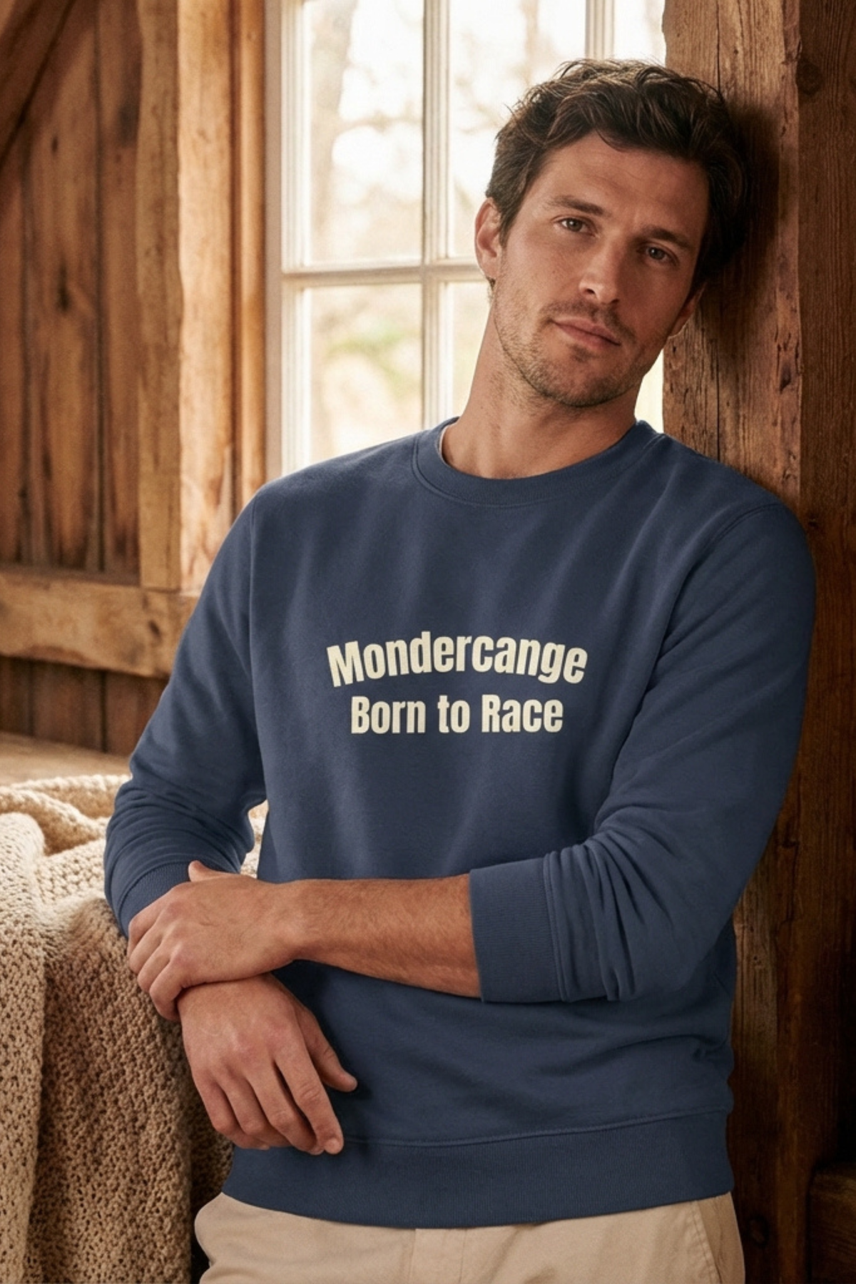Sweatshirt Mondercange Born to Race – Poule de Lux