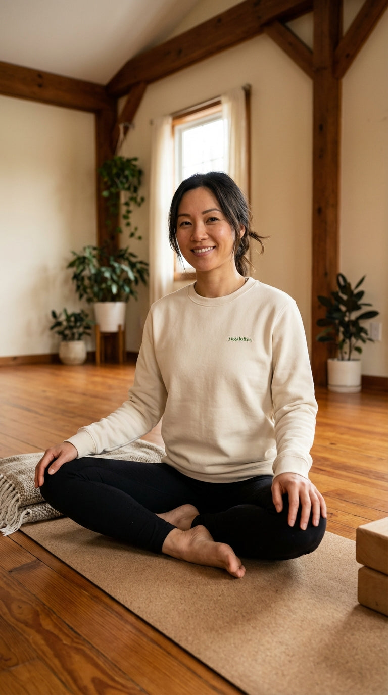 Yogalofter sweatshirt.