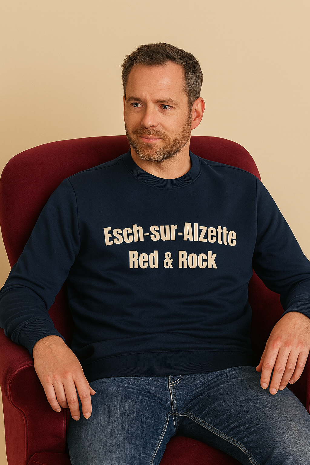 Esch-sur-Alzette Red &amp; Rock sweatshirt