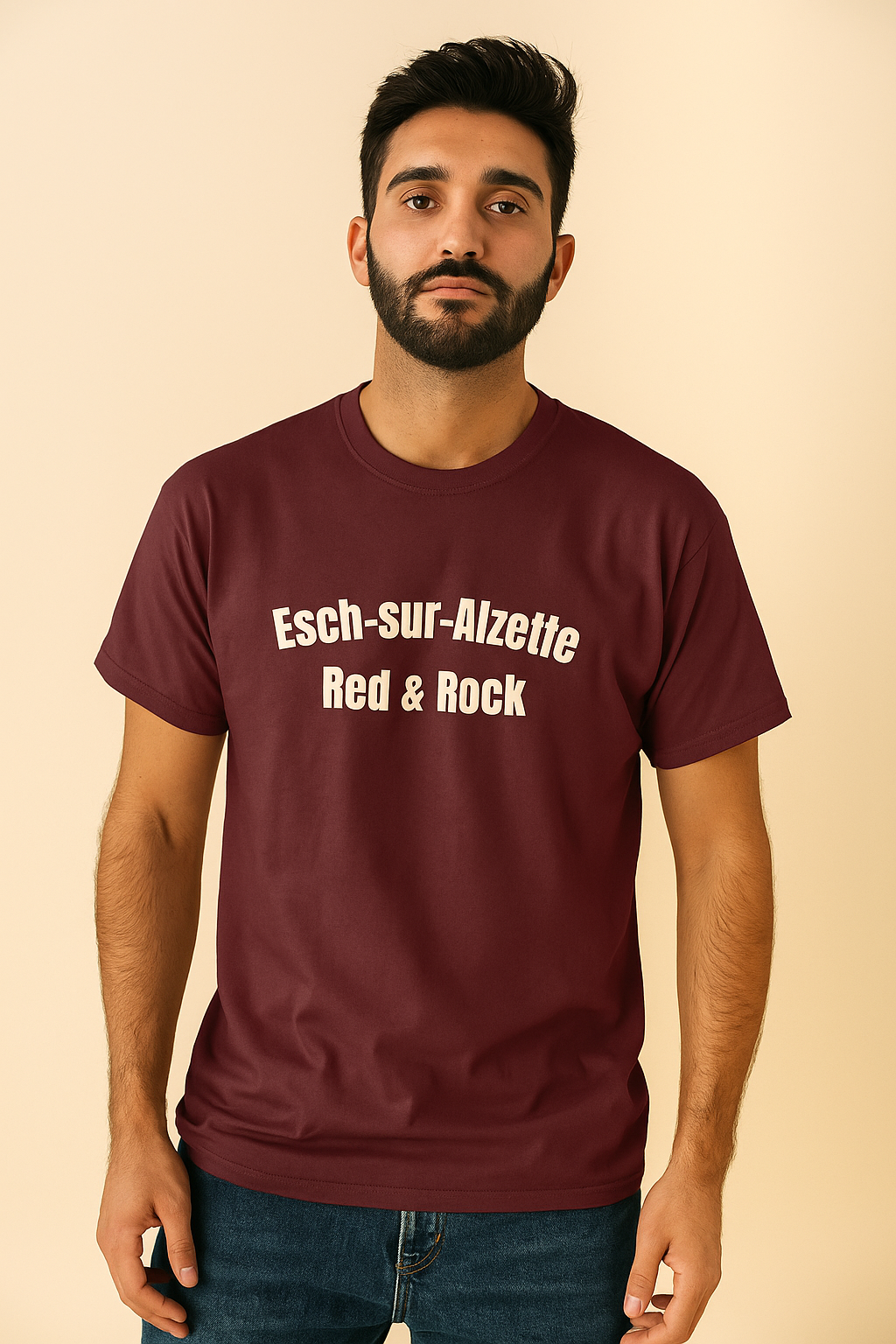 T-shirt Esch-sur-Alzette Red & Rock