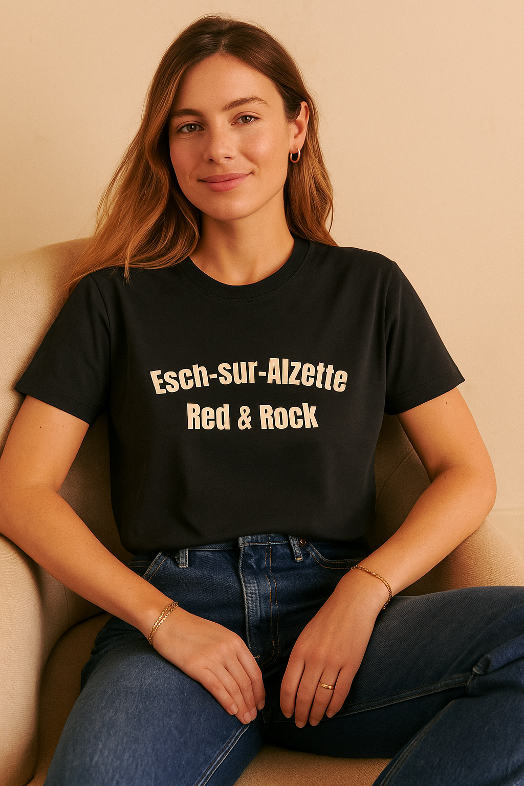 T-shirt Esch-sur-Alzette Red & Rock