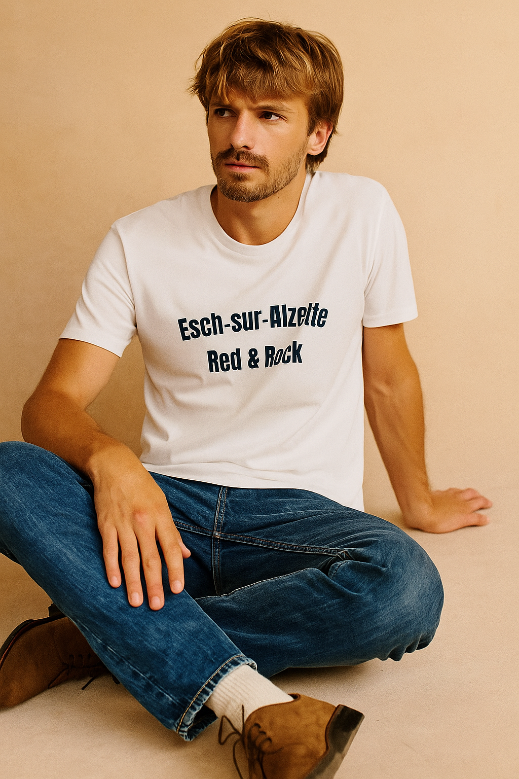 T-shirt Esch-sur-Alzette Red & Rock