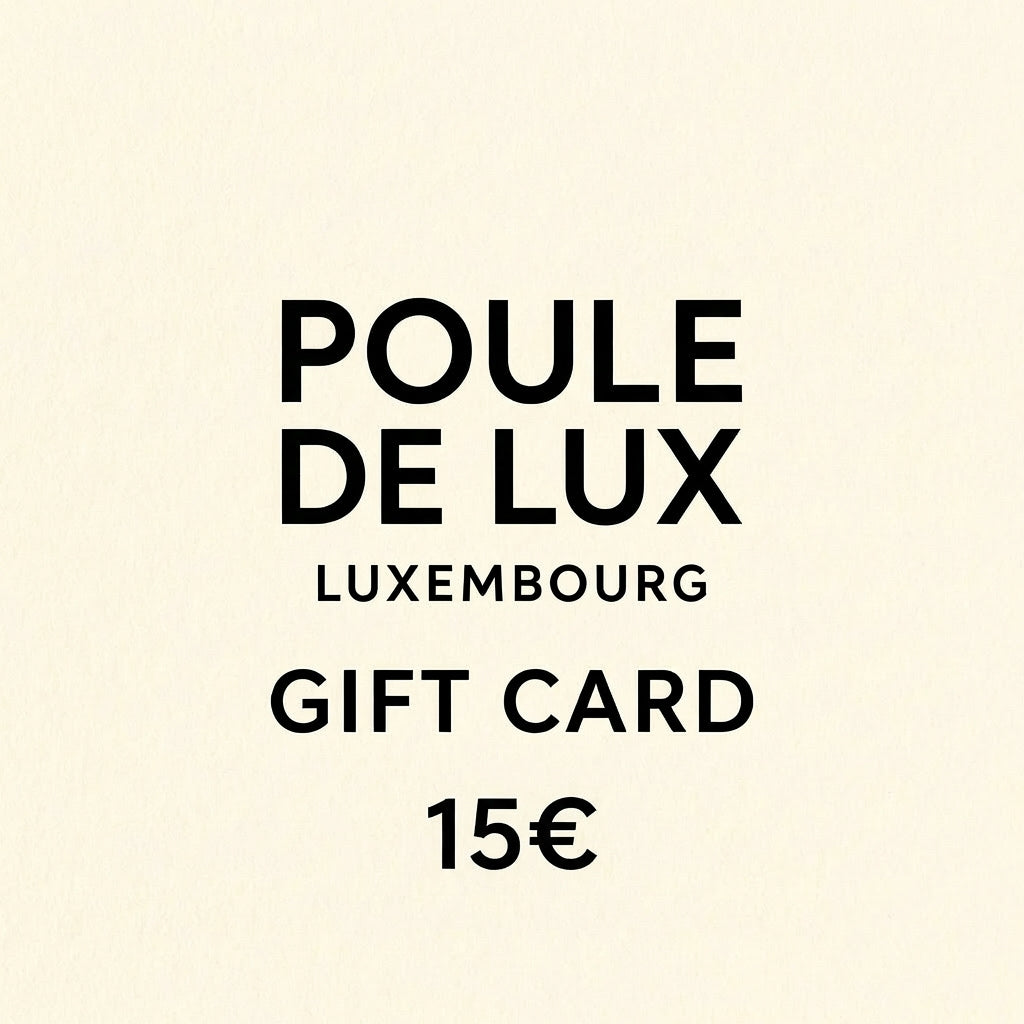 La carte cadeau Poule de Lux