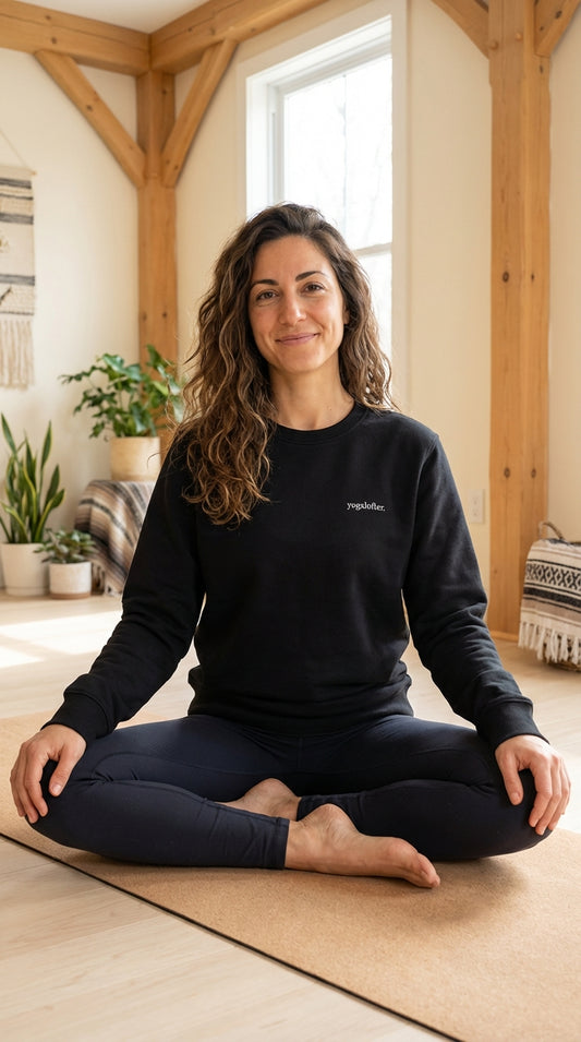 Yogalofter sweatshirt.
